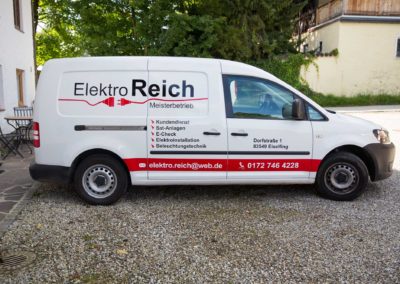 Autobeschriftung Elektro Reich Eiselfing Wasserburg